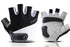 1 Pair Cycling Half Finger Bike Gloves With Anti Slip Pad For Unisex - Black & M