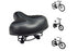 Comfort Wide Big Bum Soft Cruiser Bike Saddle Bicycle Seat Air Cushion Pad