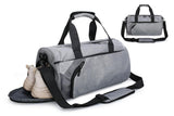 Gym Duffel Bag Travel Bag Water-Resistant Fitness Shoes Compartment Bag