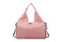 Gym Tote Bag with Shoe Compartment and Wet Dry Storage Pockets for Women Travel Duffel Bag Yoga Gym Bags with Yoga Mat Holder -Pink