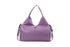 Gym Tote Bag with Shoe Compartment and Wet Dry Storage Pockets for Women Travel Duffel Bag Yoga Gym Bags with Yoga Mat Holder -Purple
