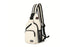 Water-resistant Chest Pack Outdoor Travel Shoulder Sling Backpack Crossbody Bag -White