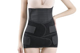 3 in 1 Postpartum Belly Band Waist Shapewear Recovery Girdle After Birth Support - Black & XL