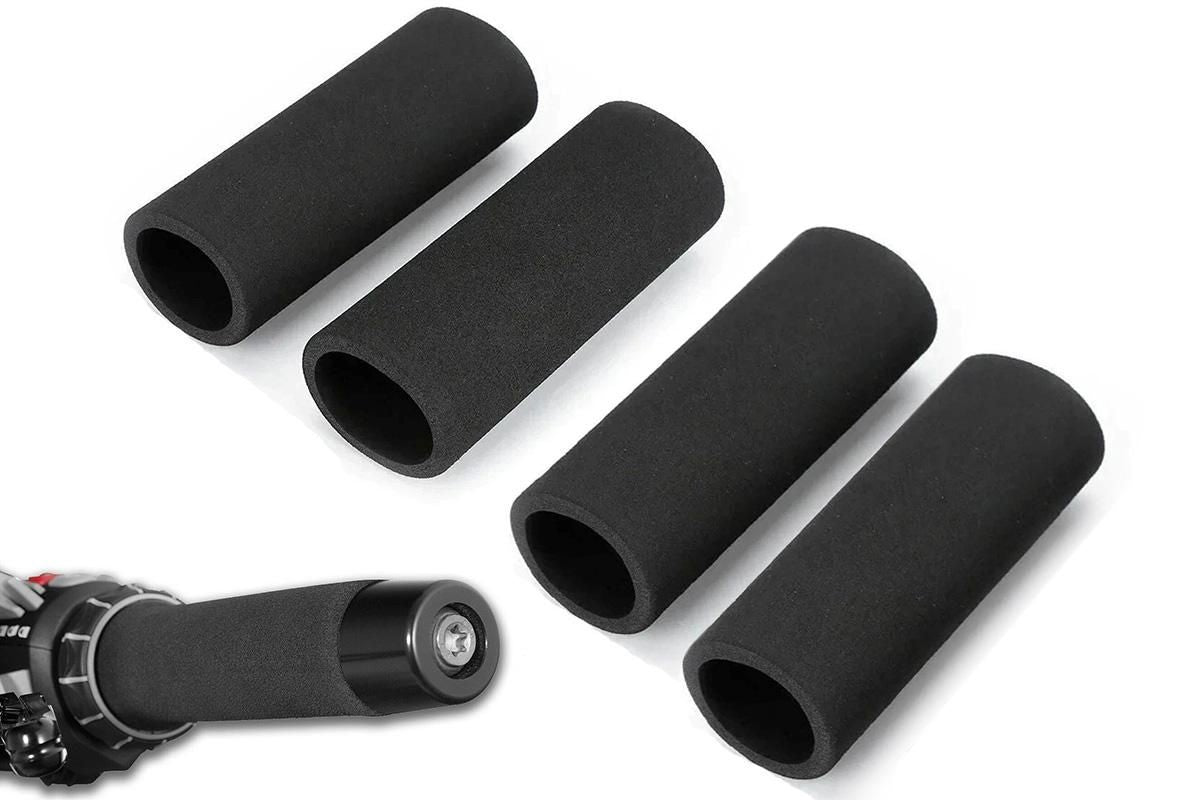 4 PCS Motorbike Comfort Grips Anti Slip Universal Sponge Handlebar Grip Covers for Motorcycle Scooter