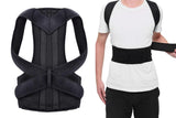 Adjustable Posture Corrector Full Back Shoulder Support Brace for Adults - M