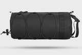 Bike Handlebar Bag Front Bike Bags Handlebar Storage Pouch Pack with Shoulder Strap - Black