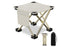 Portable Folding Camping Stool for Fishing Hiking Camping Seat with Carry Bag -Beige / S