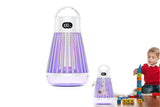 Electric Zapper Portable Rechargeable Mosquito Killer Lamp Trap -White