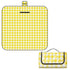 Foldable Picnic Mat Water-resistant Soft Camping Blanket Beach Outdoor Mat Yellow L
