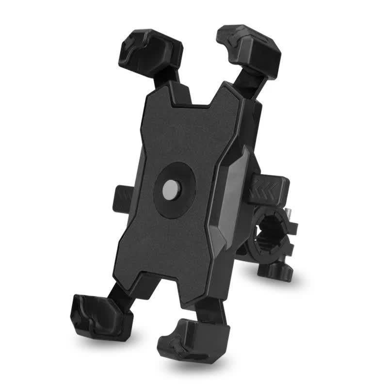 Black Secure Grip Bike Phone Mount Adjustable 360 Rotation Bicycle Handlebar Holder Universal Cradle For Mtb & Road Cycling Mounts & Holders