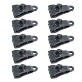 10Pcs Tarp Clips Lock Grip Tarp Clamps Pool Cover Clips Tent Fasteners Holder for Awnings Outdoor Camping
