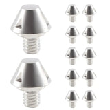 12 PCS M6 Football Shoe Replacement Spikes Studs For - Silver 8mm