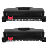 2Pcs Air Hockey Ice Hockey Table Scorekeepers Field Accessories Plastic Goal Counters Scoring Boxes - Black