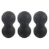 3X Fitness Peanut Massage Ball Fascia Massager Roller Pilates Yoga Gym Exercise Equipment - Black
