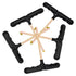 5 Pcs Shoelace Tighteners T shaped Shoelace Puller Tools Team Sports - As Shown