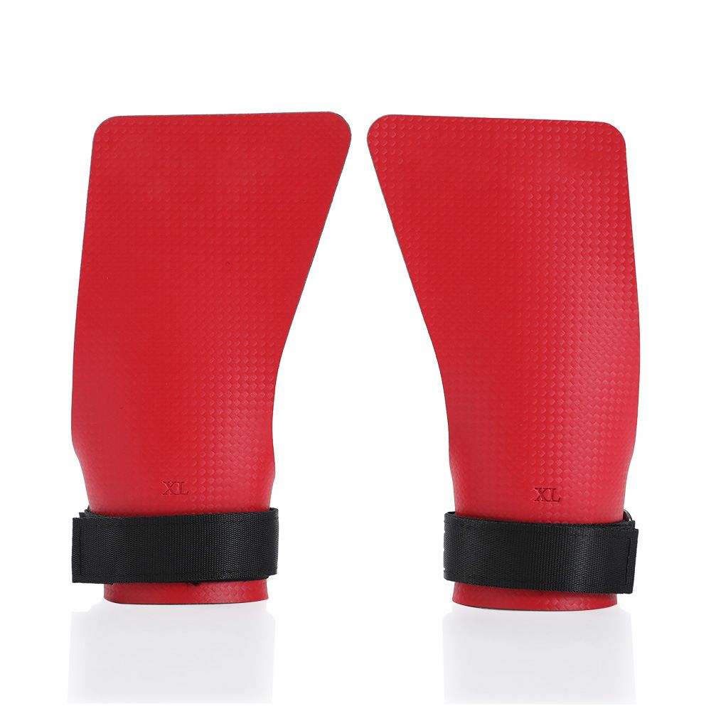 Basketball Hand Grips for Pull-ups Cross Training Gymnastics Weightlifting Palm Protector - Red S