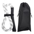 Golf Swing Practice Trainer Rope for Beginners Golf Gesture Correction Portable - White With Black