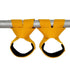 Gym Lifting Straps Barbell Deadlift Booster Belt Fitness Anti-slip Hand Wraps Wrist Straps Fitness Training Auxiliary Belt - Yellow L