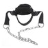 Head Neck Trainer Adjustable Neck Exerciser Head Harness Weight Lifting Belt Training Belt For Fitness Injury Recovery - Black