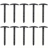 Outdoor Camping Screw Stakes For Camping Hiking Tent 10pcs - 10 Pcs Blacks