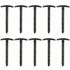 Outdoor Camping Screw Stakes For Camping Hiking Tent 10pcs - 10 Pcs Blacks