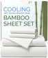 4 Piece Ultra Soft Bamboo Breathable Sheet Set -Hotel 2000TC Breathable Bed Sheets Set with 40 Centimetre Deep Pocket-Breathable Sheets for Hot Sleepers(White,Super King)