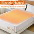 Heated Mattress Pad - Bedding Electric Blanket with 9 Heat Setting & 9-Hour Auto Off, Heated Mattress Pad-Machine Washable Fully Fitted Heating Pad with Overheat Protection , 800GSM Non Woven Fabric-fitted sheet cover(Queen)