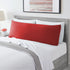 Ultra Soft Microfiber Body Pillow Cover/Pillowcases with Envelope-style pocket (50cm x 150cm Body Pillow Cover,red )
