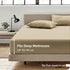 3 Piece Fitted Sheet Set- Fitted Sheet & Pillowcases -Breathable Bedding - Wrinkle, Fade, Stain Resistant- 40cm Deep Pocket Fitted Bed Sheet Set(Camel Beige,Double)