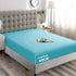 Hotel Quality Fitted Sheet - 1 Piece Fitted Sheet  -Breathable Bedding - Wrinkle, Fade, Stain Resistant- 16inch/40cm Deep Pocket Fitted Bed Sheet-Wrinkle and Fade Resistant,(Ice blue,King)