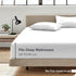 2 Piece Fitted Sheet Set- Fitted Sheet & Pillowcases -Breathable Bedding - Wrinkle, Fade, Stain Resistant- 40cm Deep Pocket Fitted Bed Sheet Set(White,King Single)