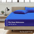 2 Piece Fitted Sheet Set- Fitted Sheet & Pillowcases -Breathable Bedding - Wrinkle, Fade, Stain Resistant- 40cm Deep Pocket Fitted Bed Sheet Set(Royal blue,King Single)