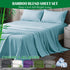 3 Piece Hotel Bamboo Cooling Sheet Set -Ultra Soft 2000TC Breathable Bed Sheets Set with 37 Centimetre Deep Pocket-Cooling Sheets for Hot Sleepers(Sky Blue,Single)