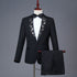 Men Tailcoat Suit Slim Fit Jacquard Performance Formal Section B