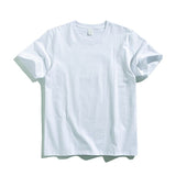 270g Cotton T Shirt Men Short Sleeve Crewneck White M (suitable for 55.00 kg-62.50 kg