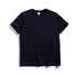 270g Cotton T Shirt Men Short Sleeve Crewneck Navy blue S (suitable for 45.00 kg-55.00 kg