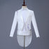 Men Slim Tuxedo Suit Stage Performance Formal Wear Purple Drill