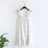 Garmina Women Cotton Sling Nightdress Long Summer White Love Sling M