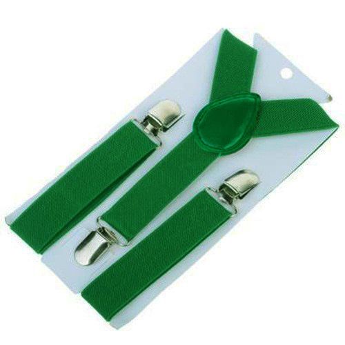 Children Y Strap 3 Clips Adjustable Polyester Dark green
