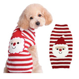 Dog Sweater Acrylic Knit Christmas Red and white Santa Claus XL Size: XL; Neck (cm): 38-44; Bust (cm): 50-58; Back length (cm): 36-40; Recommended pet weight (kg): 10.0 - 15.0
