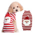 Dog Sweater Acrylic Knit Christmas Red and white Santa Claus XL Size: XL; Neck (cm): 38-44; Bust (cm): 50-58; Back length (cm): 36-40; Recommended pet weight (kg): 10.0 - 15.0