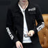 Tiwang Men Slim Korean Denim Jacket Long Sleeve Chao Brand House 181 Black Size: L; Height (cm): 170-175; Weight (kg): 65-75; Bust (cm): 104; Shoulder width (cm): 45; Length (cm): 68; Sleeve length (cm): 62