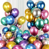 Hanlin 10inch Gold Metallic Balloons Pack of 50 10-inch