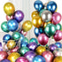 Hanlin 10inch Gold Metallic Balloons Pack of 50 10-inch