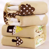 Flannel Blanket Polyester Geometric 120x200cm House of sheep 200*230cm about 1.6kg