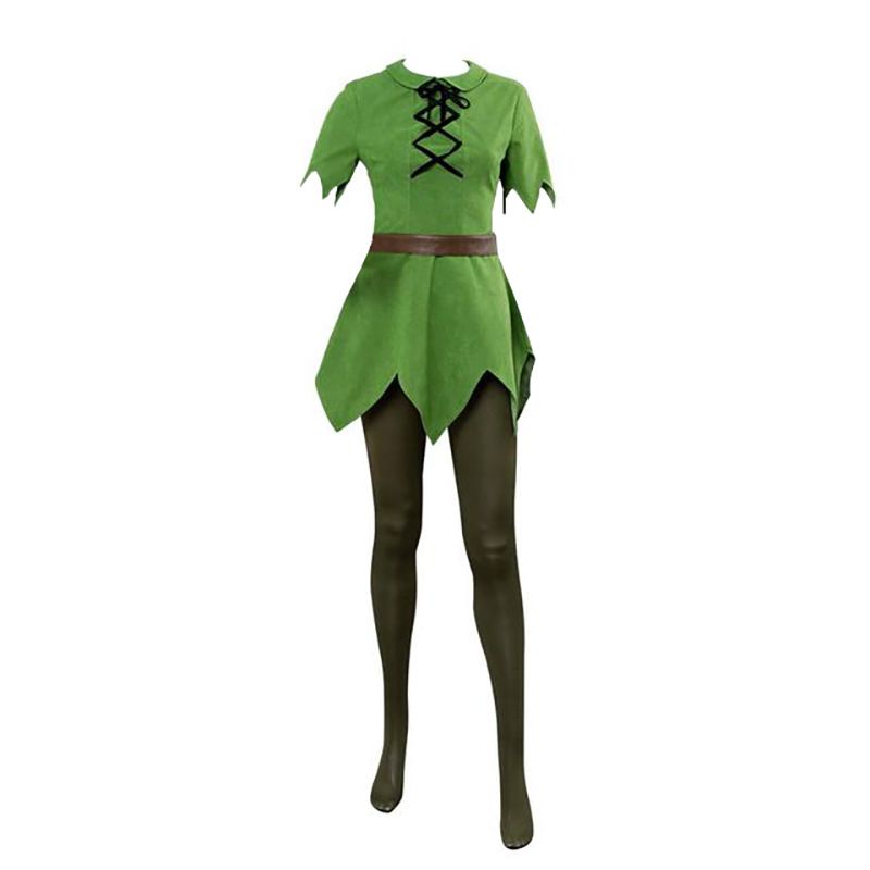 Peter Pan Cosplay Costume Boys Girls Halloween Party Children's 1.5 m
