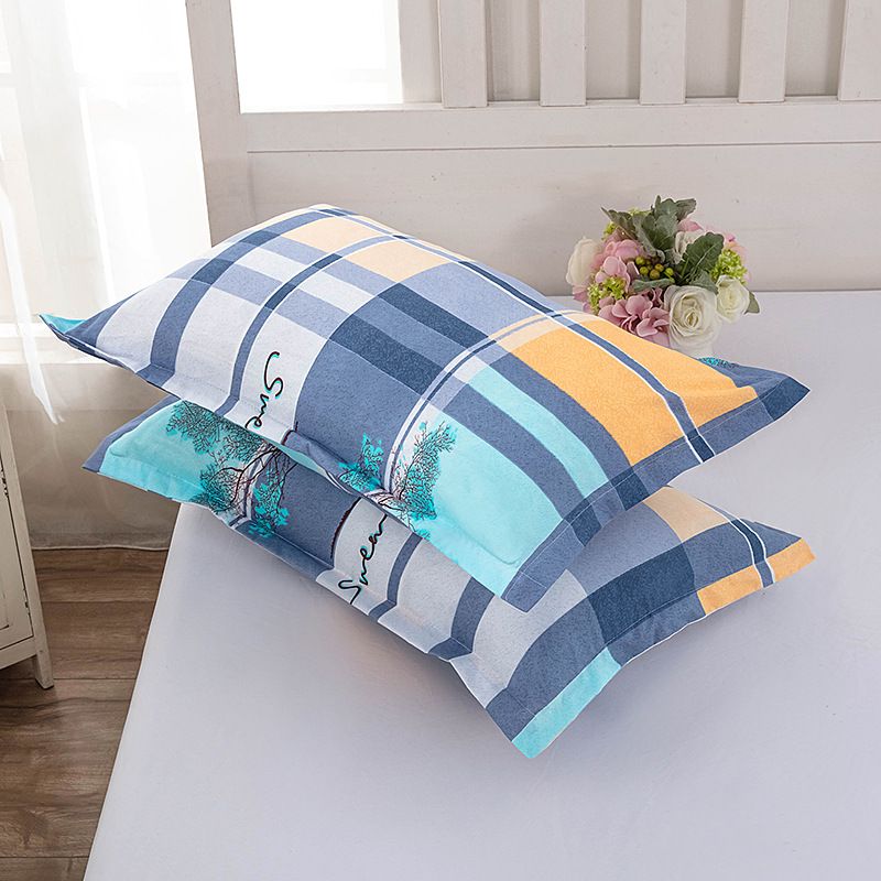 Tiao yuyun Pillowcase Pair Polyester 48x74cm 48*74cm [pillowcase one]