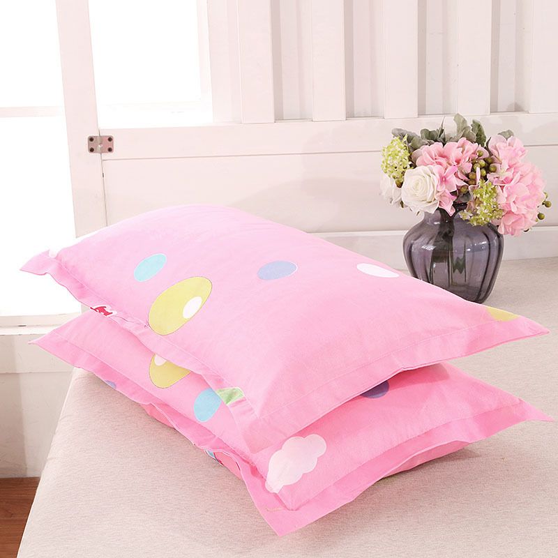Tiao yuyun Pillowcase Pair Polyester 48x74cm 48*74cm [pillowcase one]