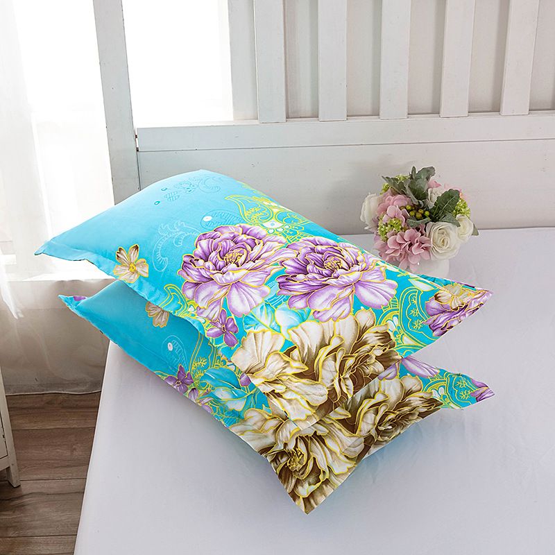 Tiao yuyun Pillowcase Pair Polyester 48x74cm 48*74cm [a pair of pillowcases]