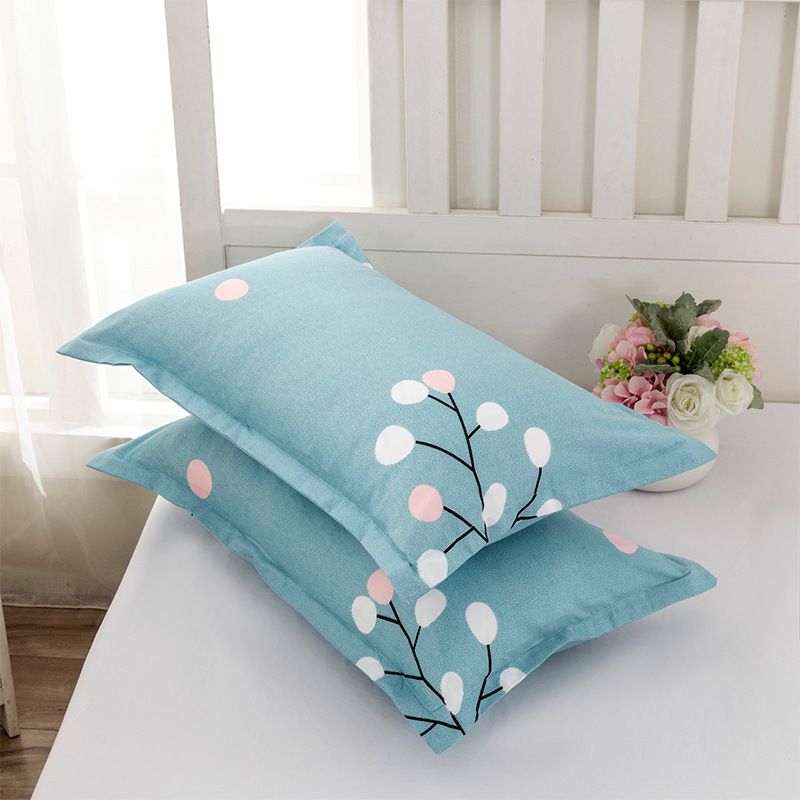 Tiao yuyun Pillowcase Pair Polyester 48x74cm 48*74cm [pillowcase one]